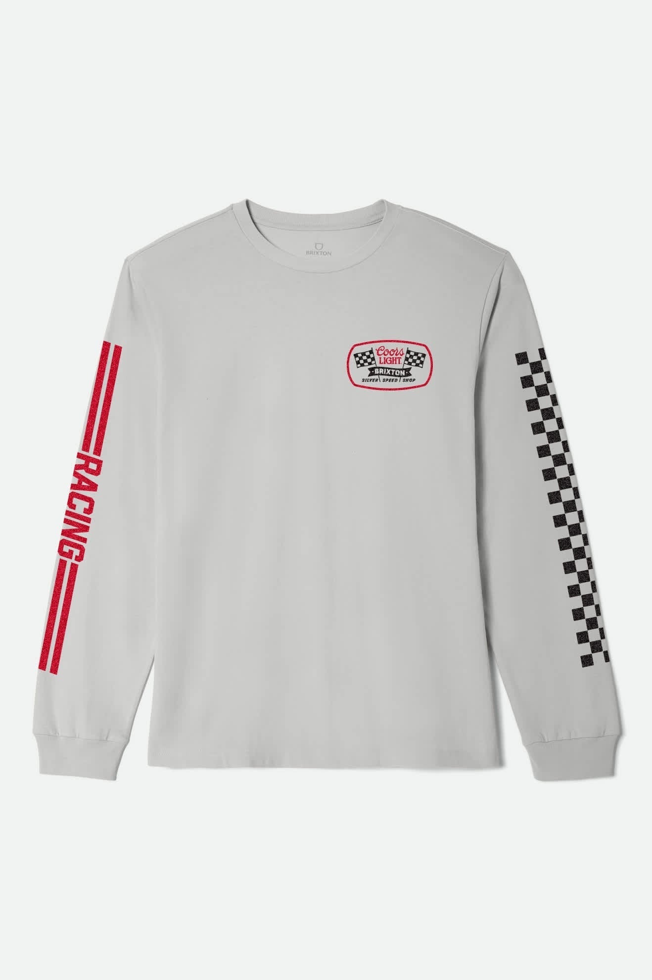 Coors Light Pit Stop L/S Standard T-Shirt - Silver