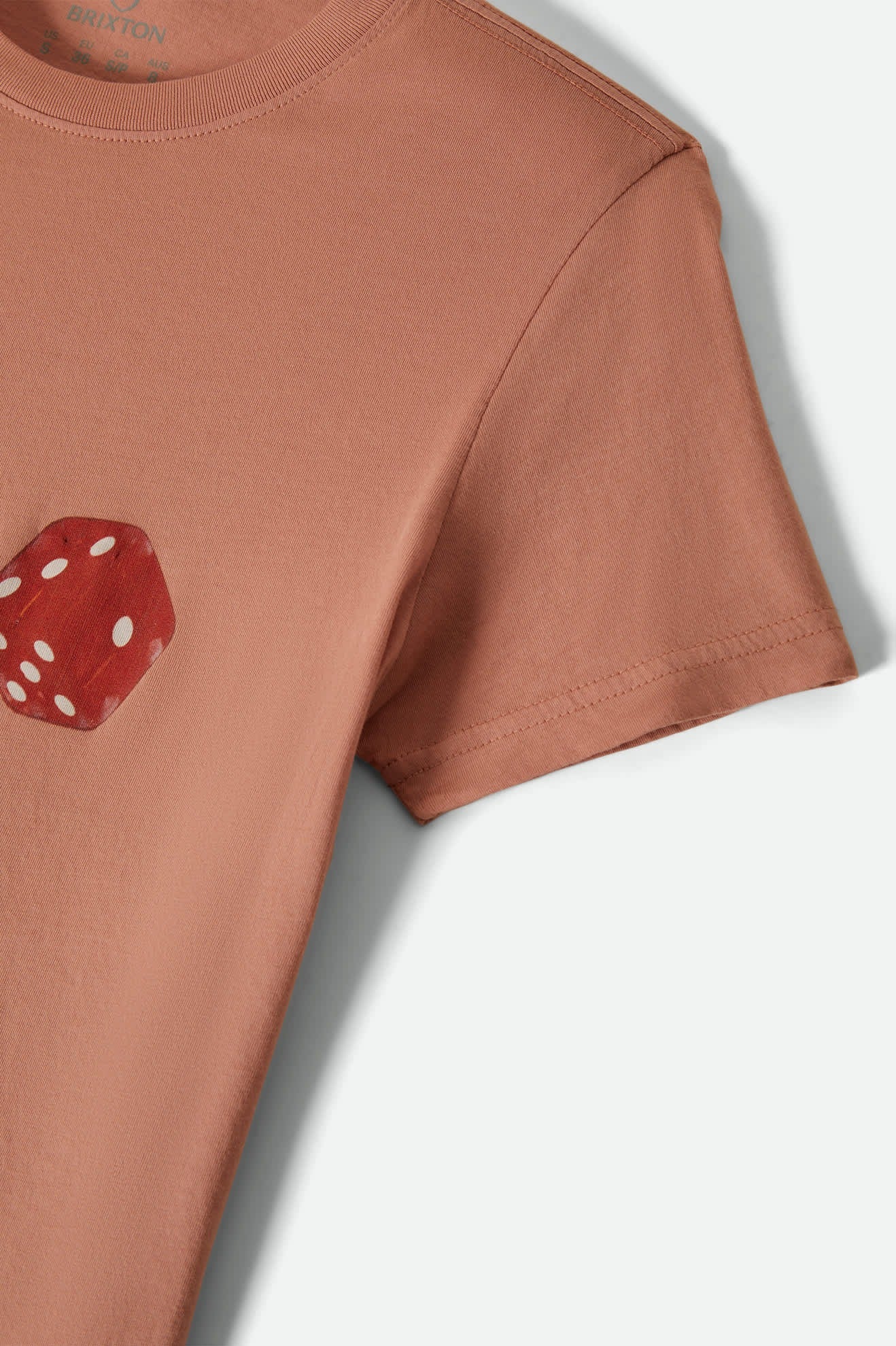 Tossed Dice Crew T-Shirt - Italian Clay