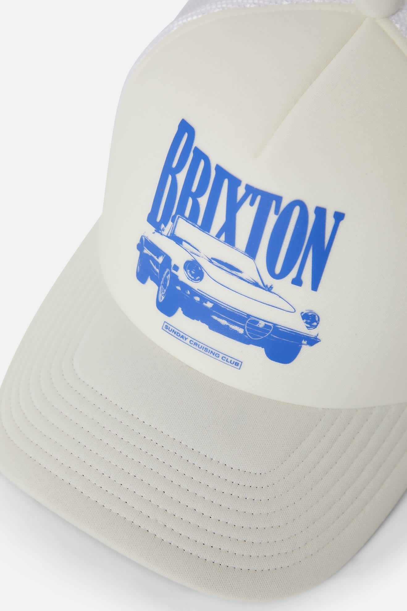Sunday Cruising Club NetPlus Trucker Hat - Off White/Off White