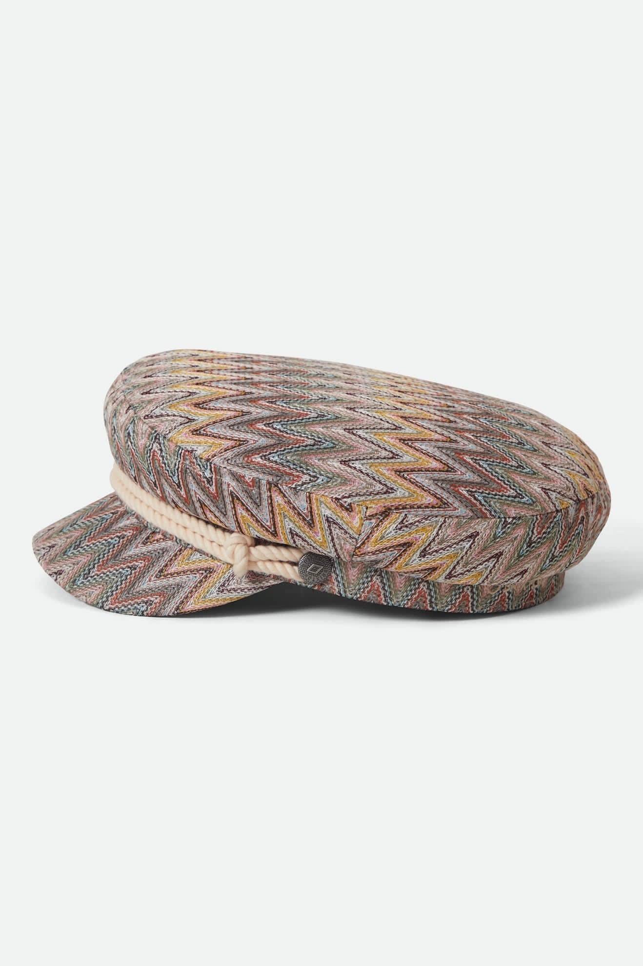 Fiddler Fisherman Cap - Multi Color Zigzag