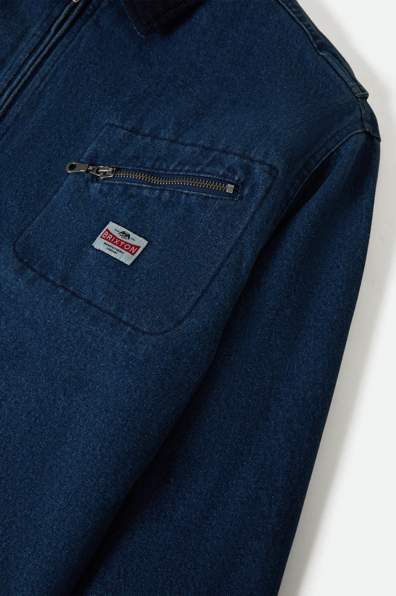 Altered Threads Lined Garage Jacket - Medium Wash Denim