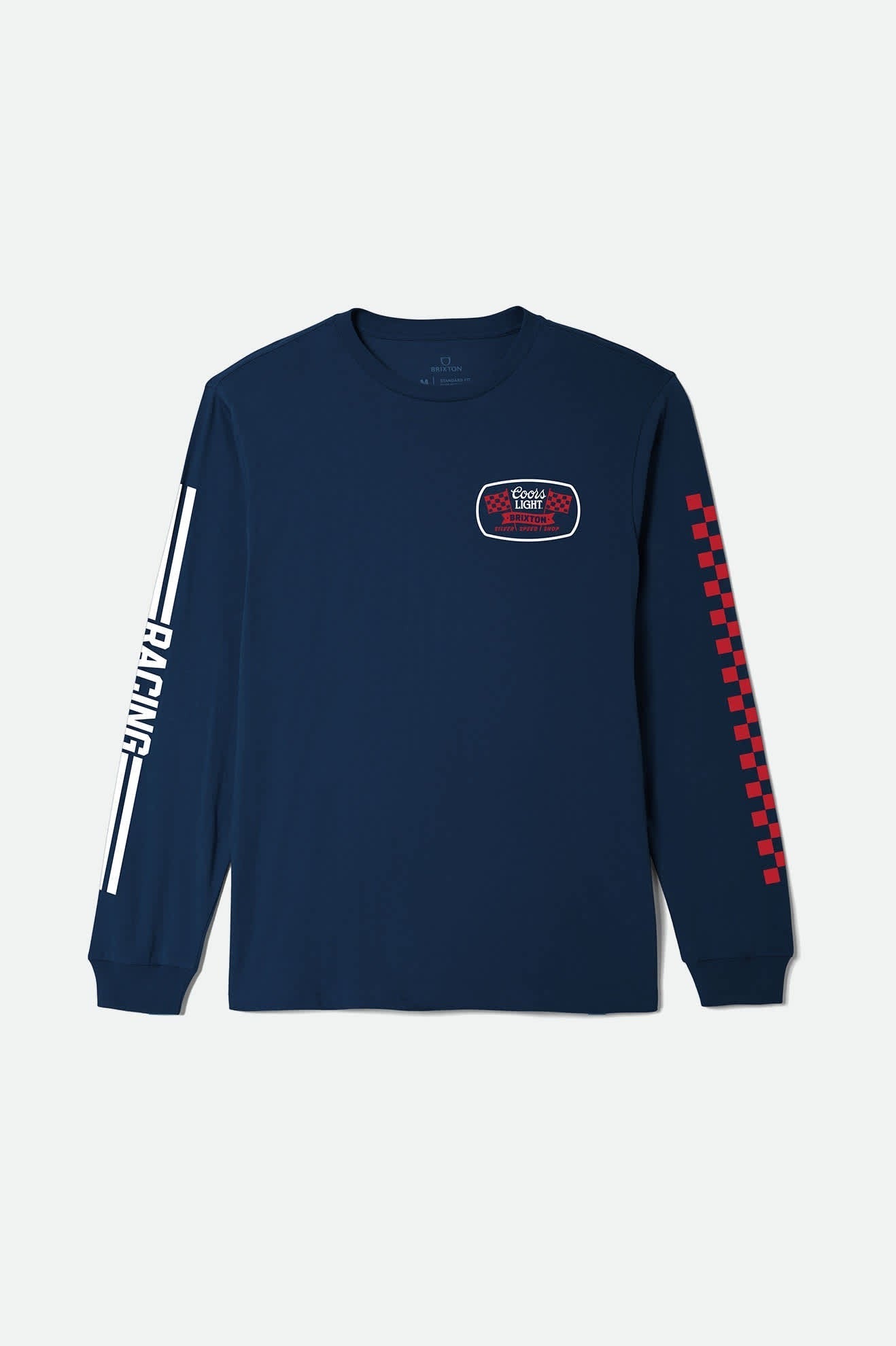 Coors Light Pit Stop L/S Standard T-Shirt - Coors Navy