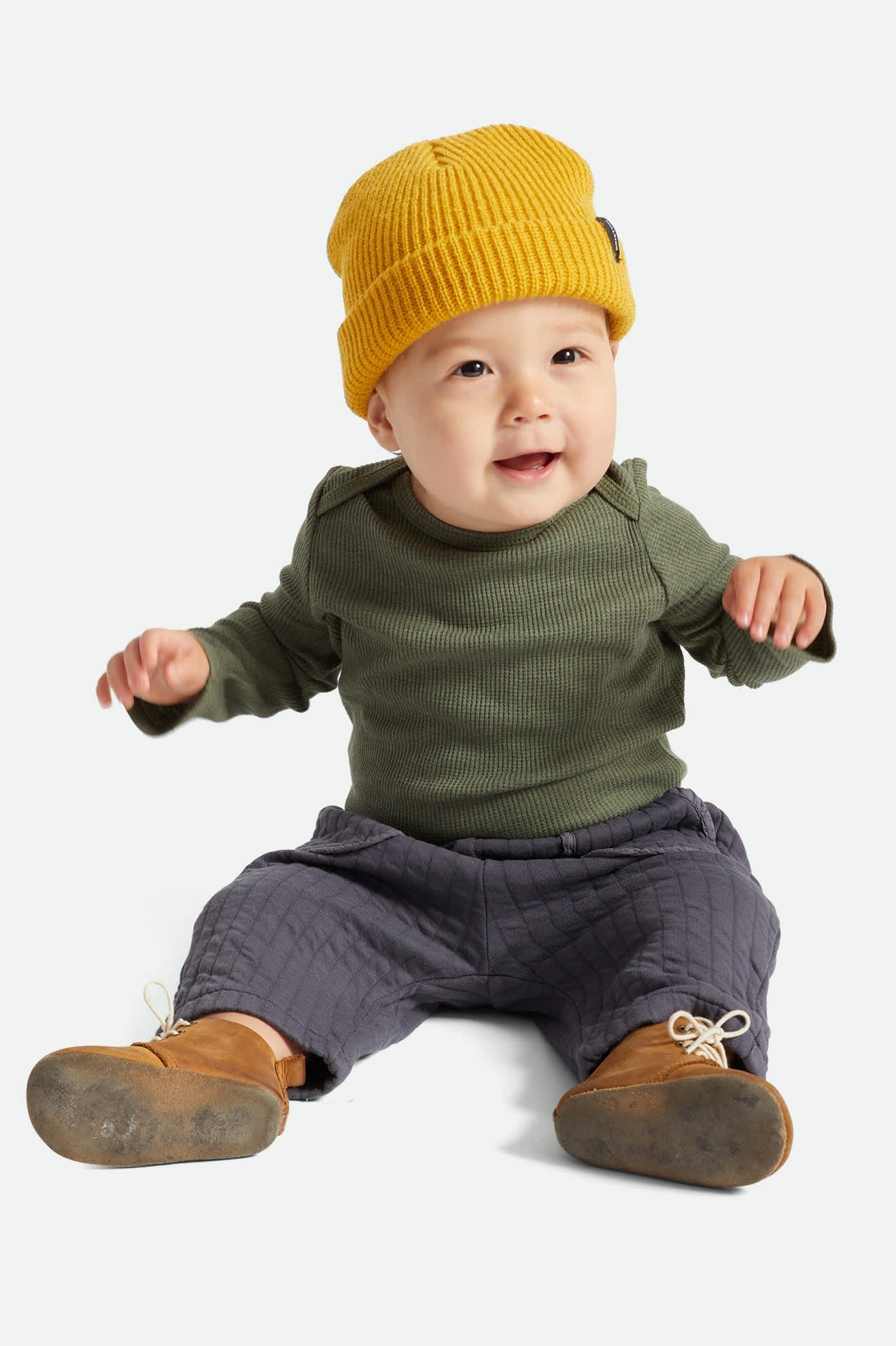 Baby Heist Beanie - Mustard
