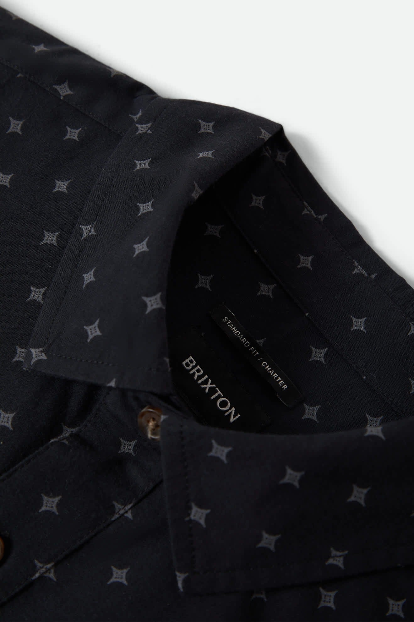 Charter Print Shirt - Future Grey Diamond Tile