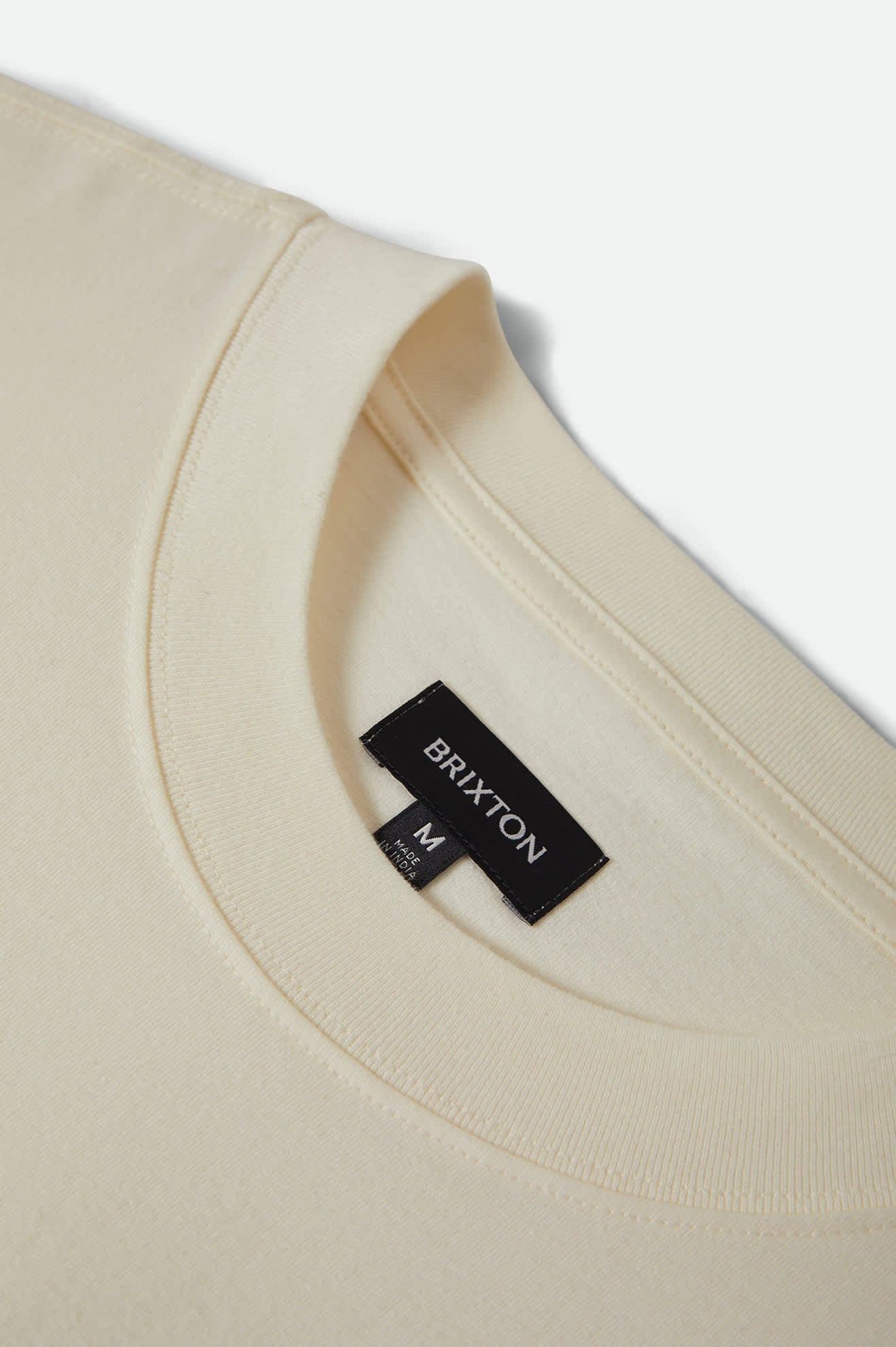 Tune Out Short Sleeve Cropped T-Shirt - Cream