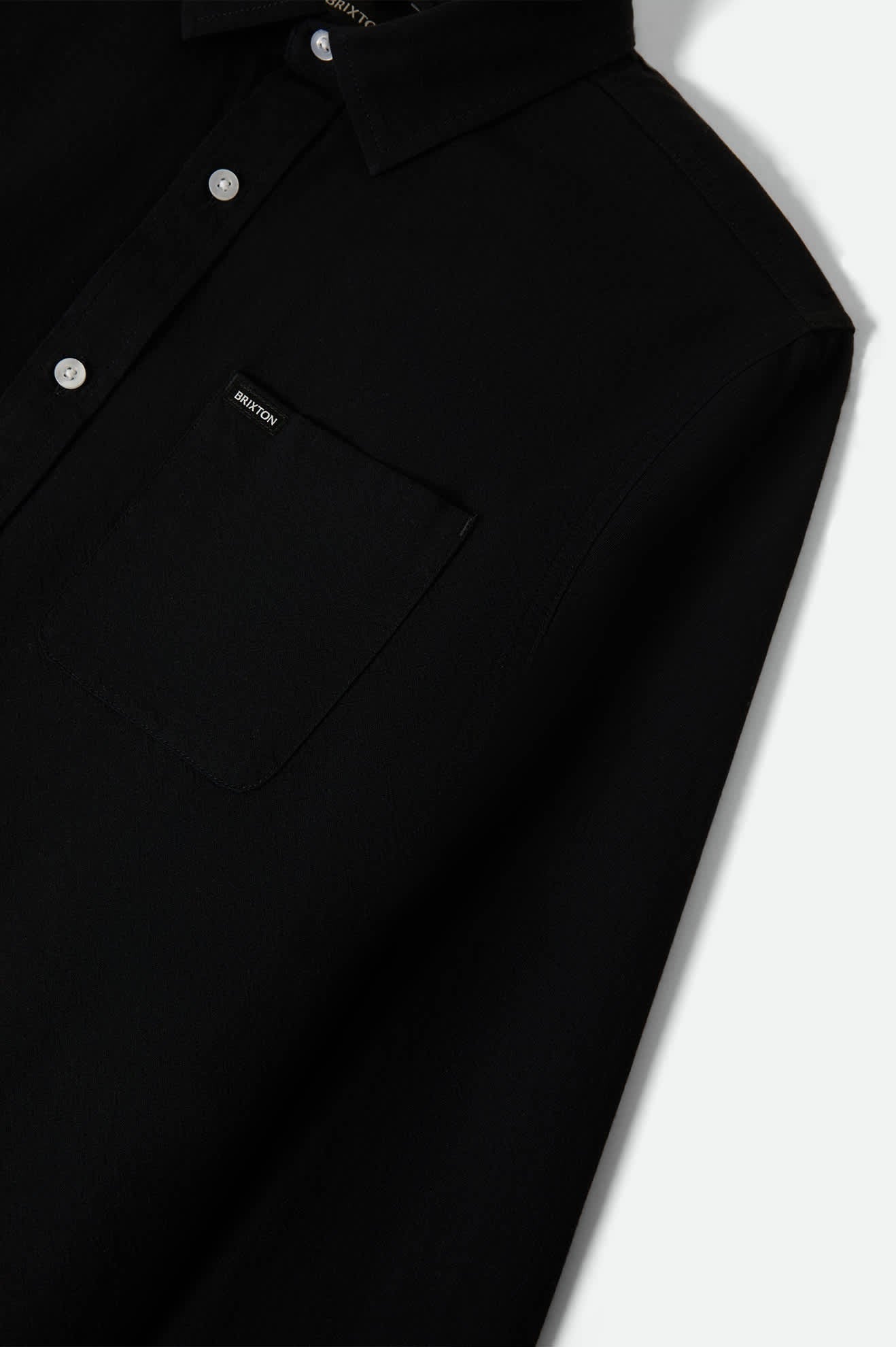 Charter Long Sleeve Shirt - Black