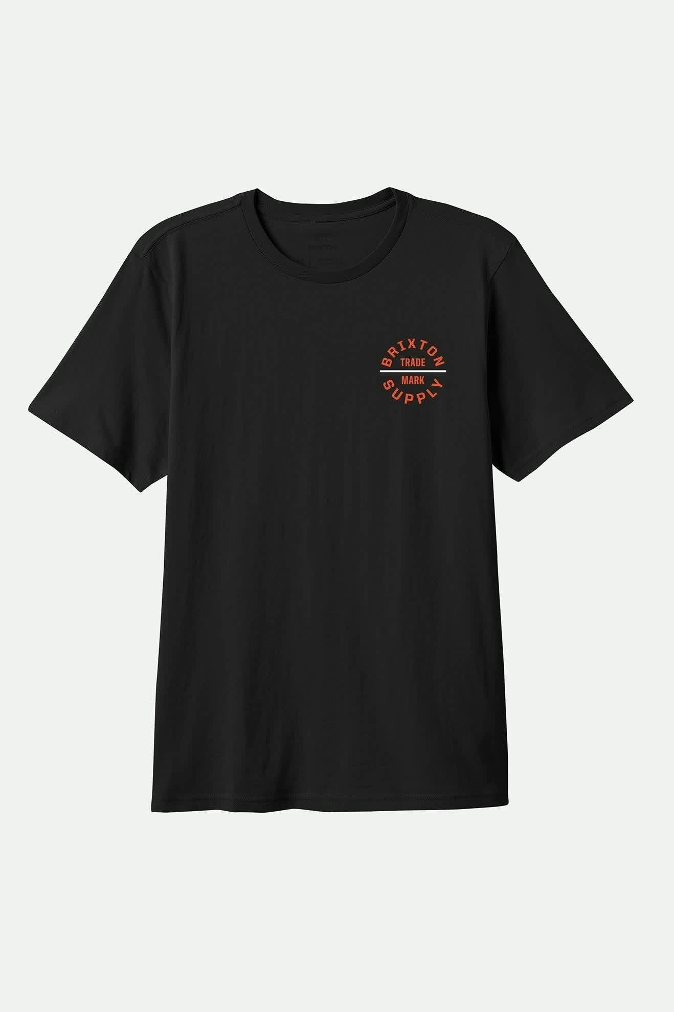 Oath V S/S Standard T-Shirt - Black/Classic Orange/White