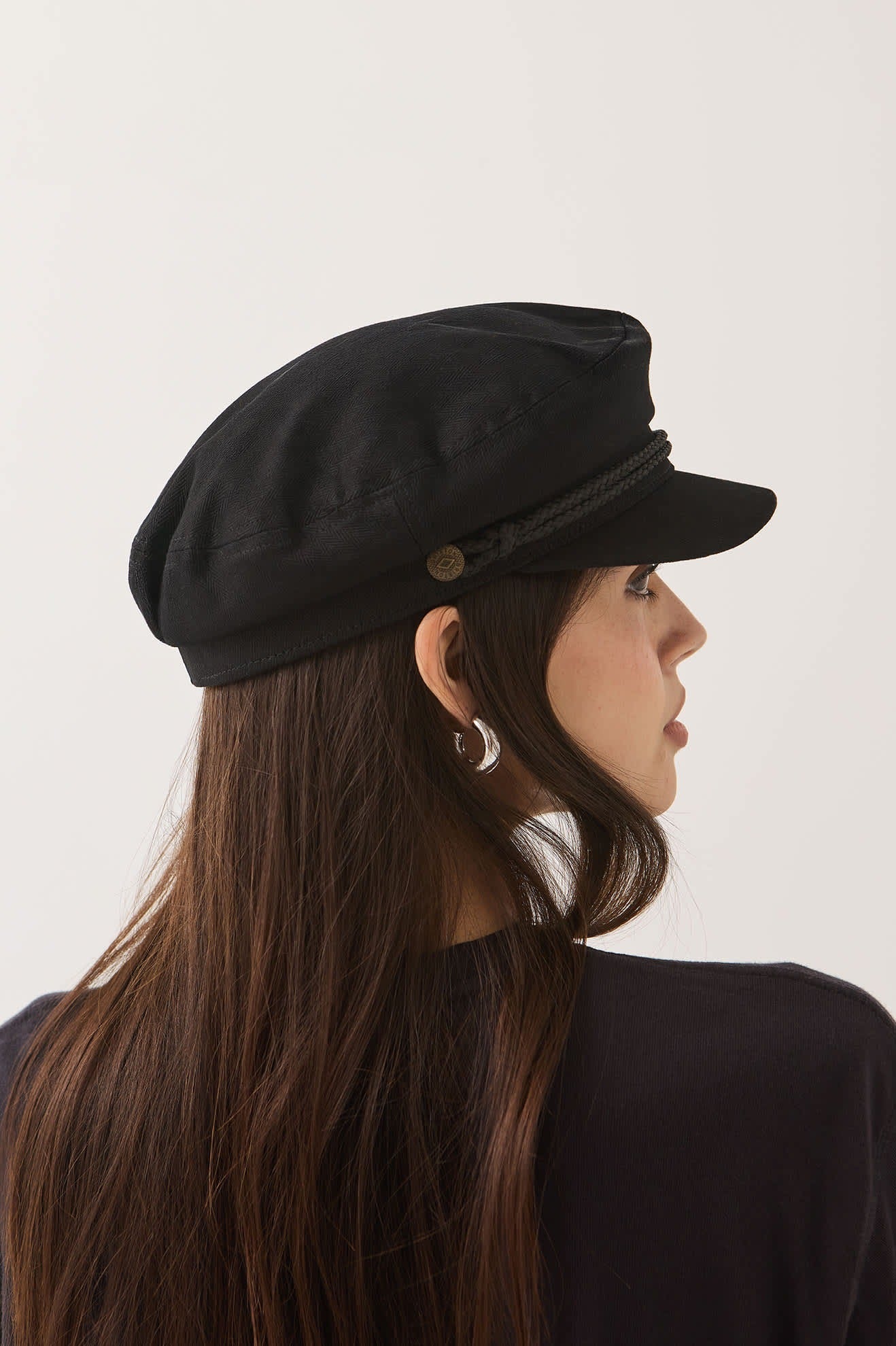 Fiddler Fisherman Cap - Black