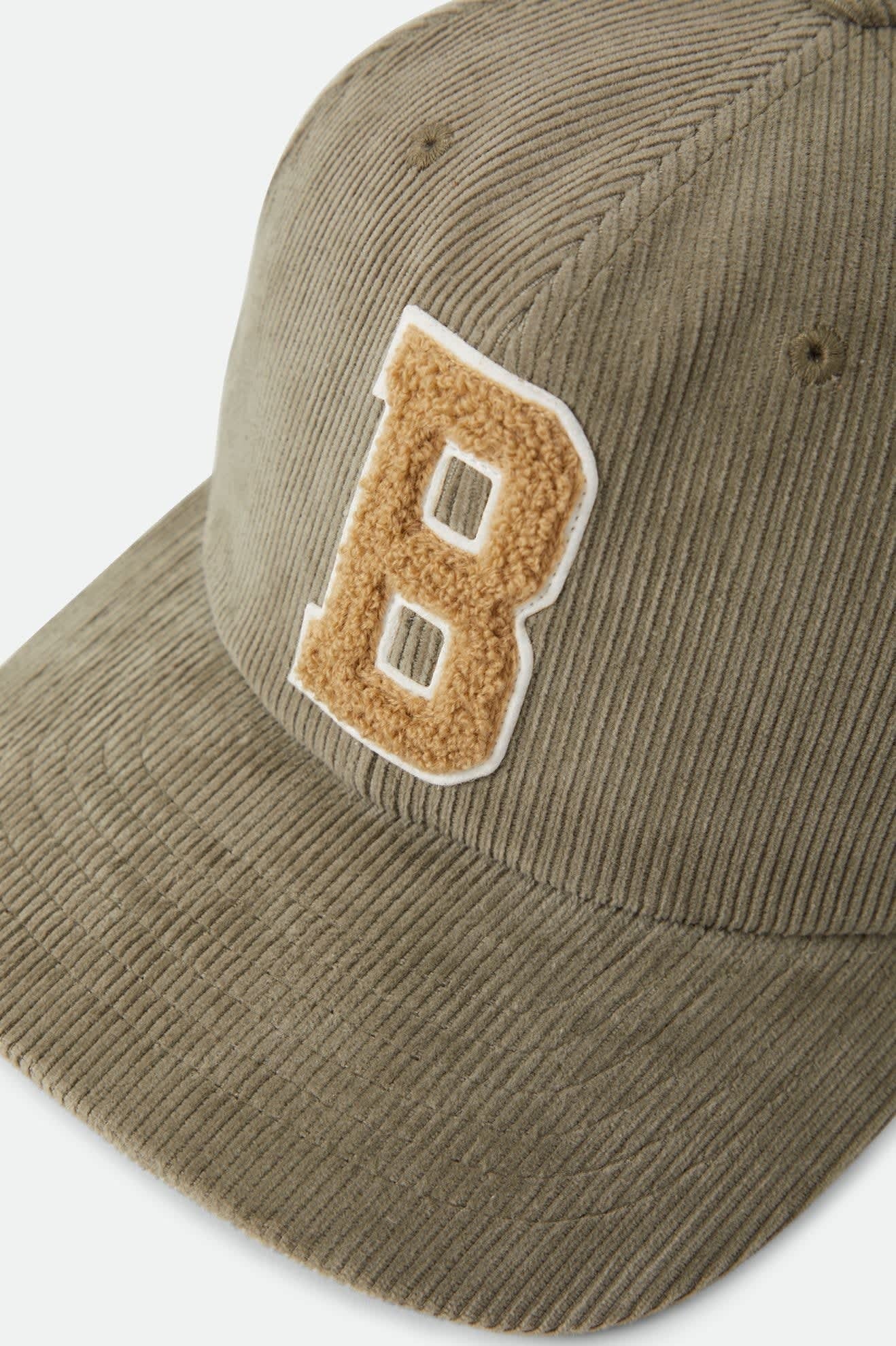 Big B Adjustable Hat - Dark Olive Corduroy