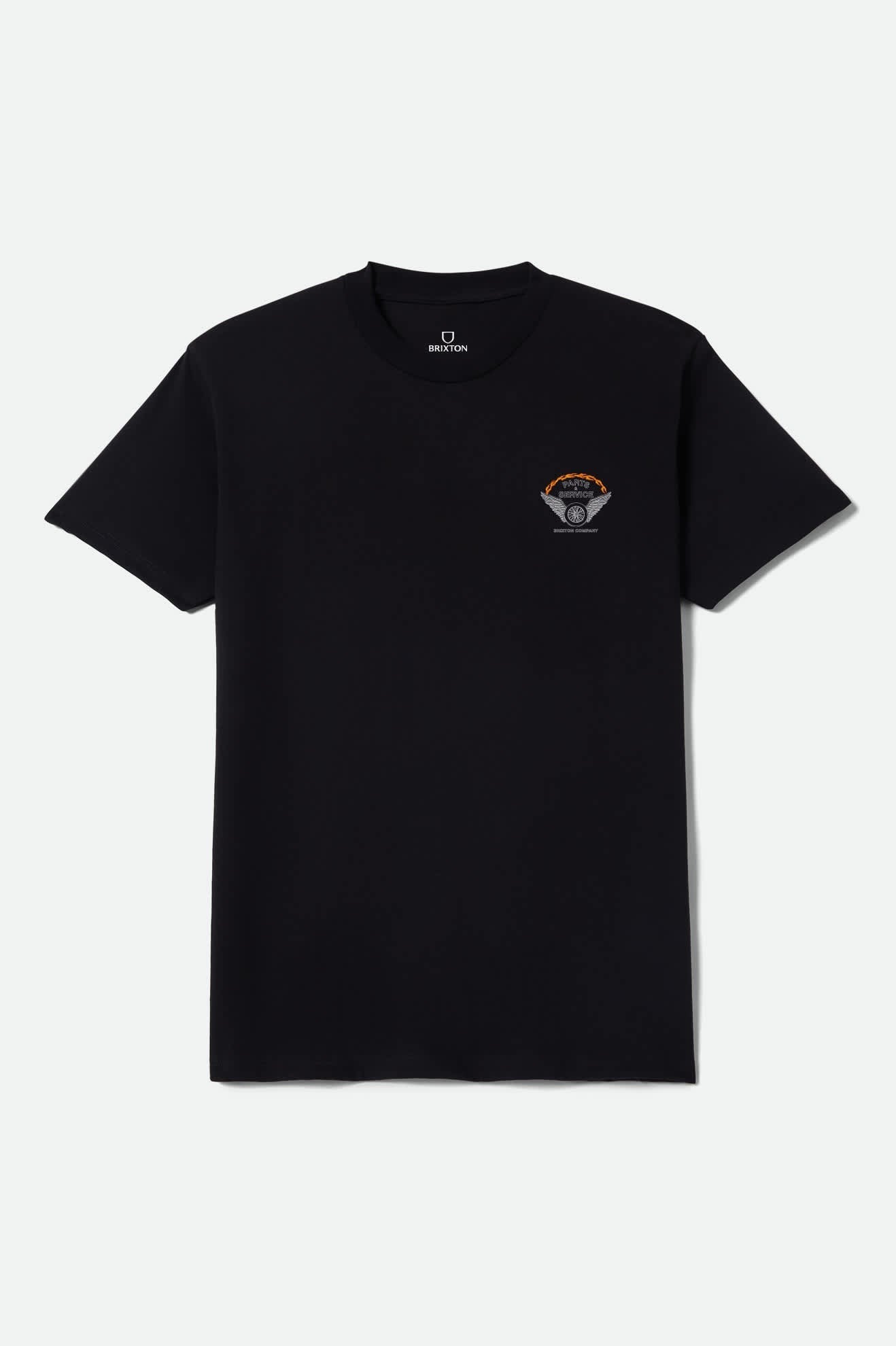 Leeway Short Sleeve T-Shirt - Black Worn Wash
