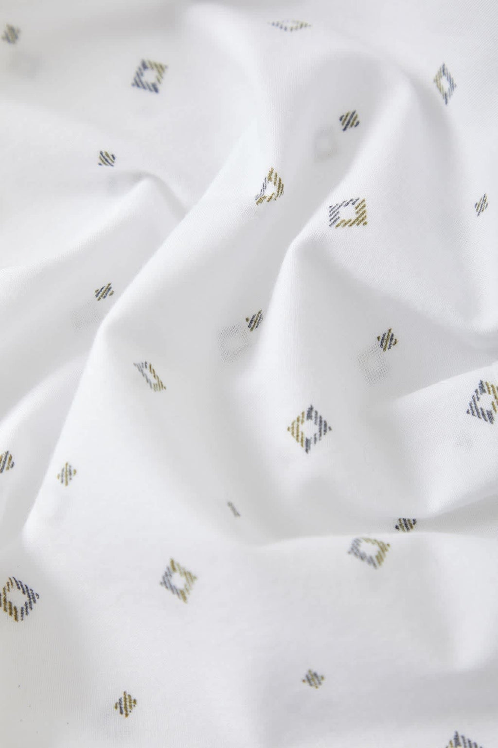 Charter Print Shirt - White/Geo