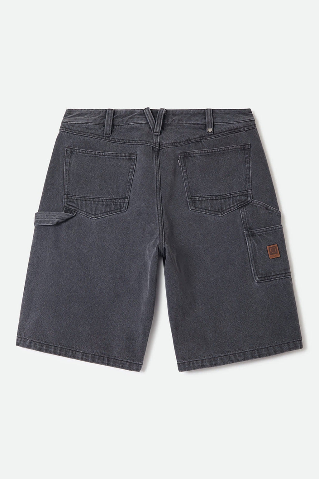 Builders Carpenter Baggy Short - Washed Black Denim