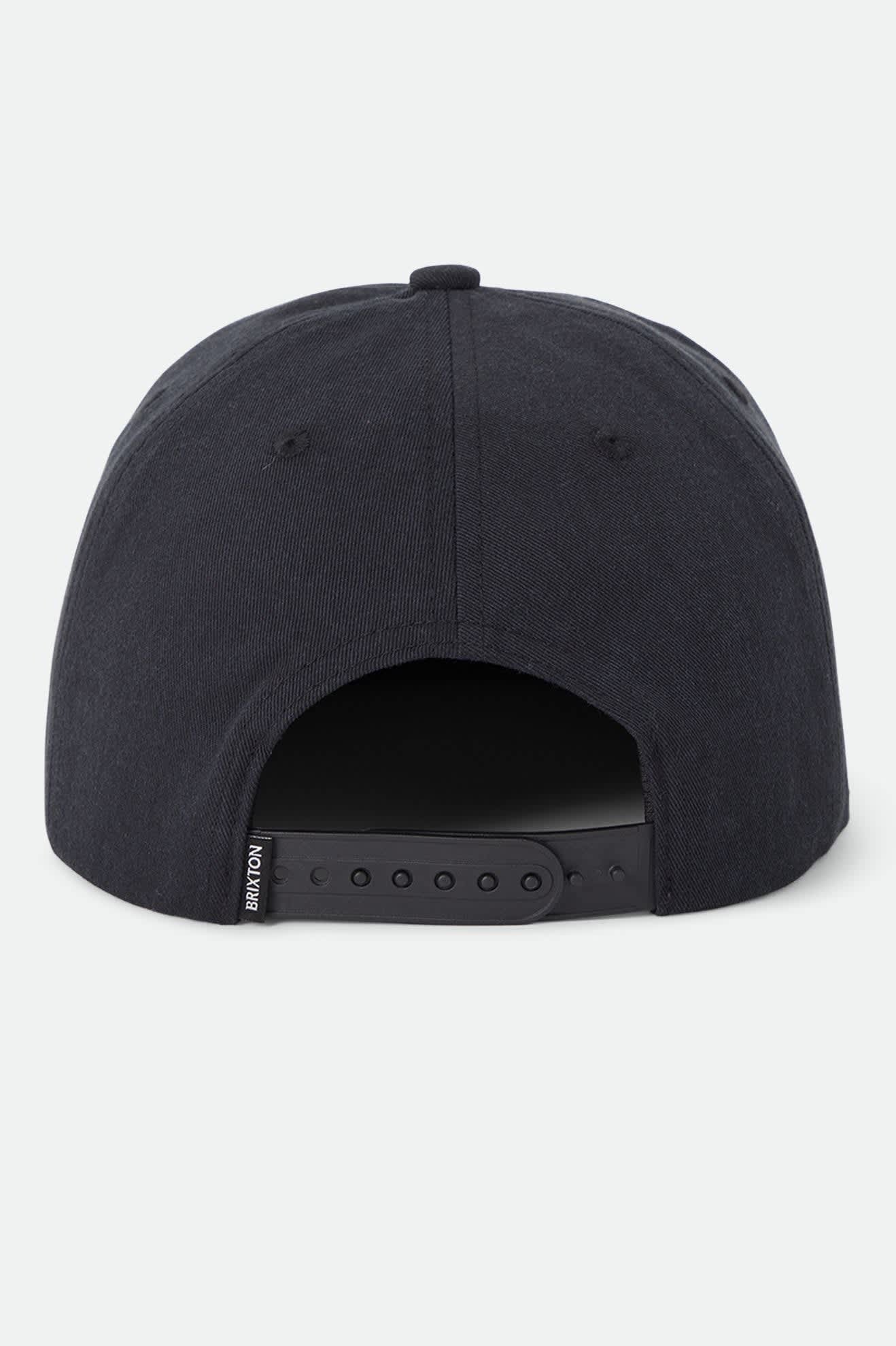 Blocked Snapback - Black/Red