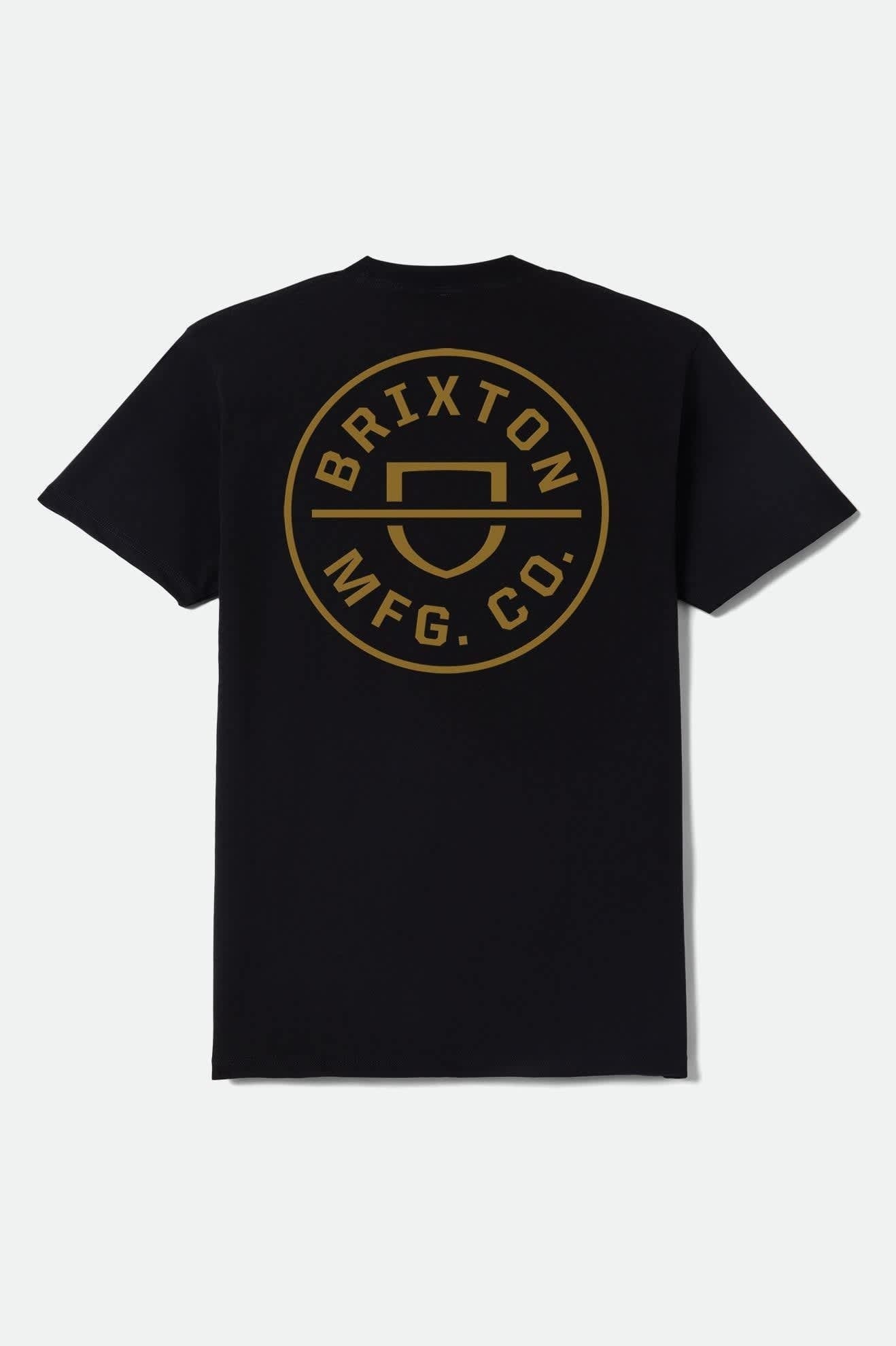 Crest Short Sleeve Standard T-Shirt - Black/Bronze