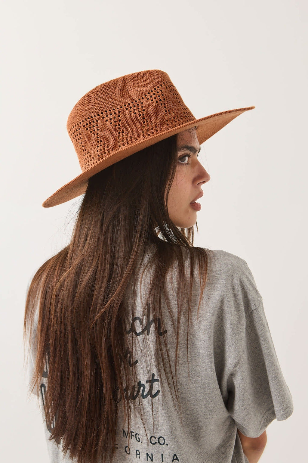Sophia Knit Packable Hat - Caramel