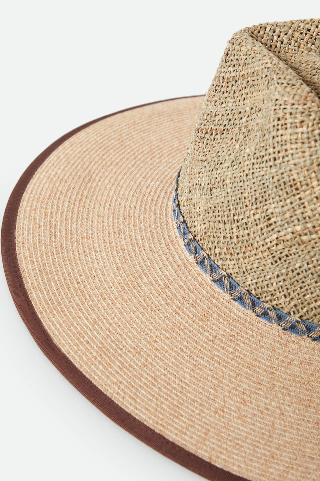 Nova Seagrass Straw Hat - Natural/Black