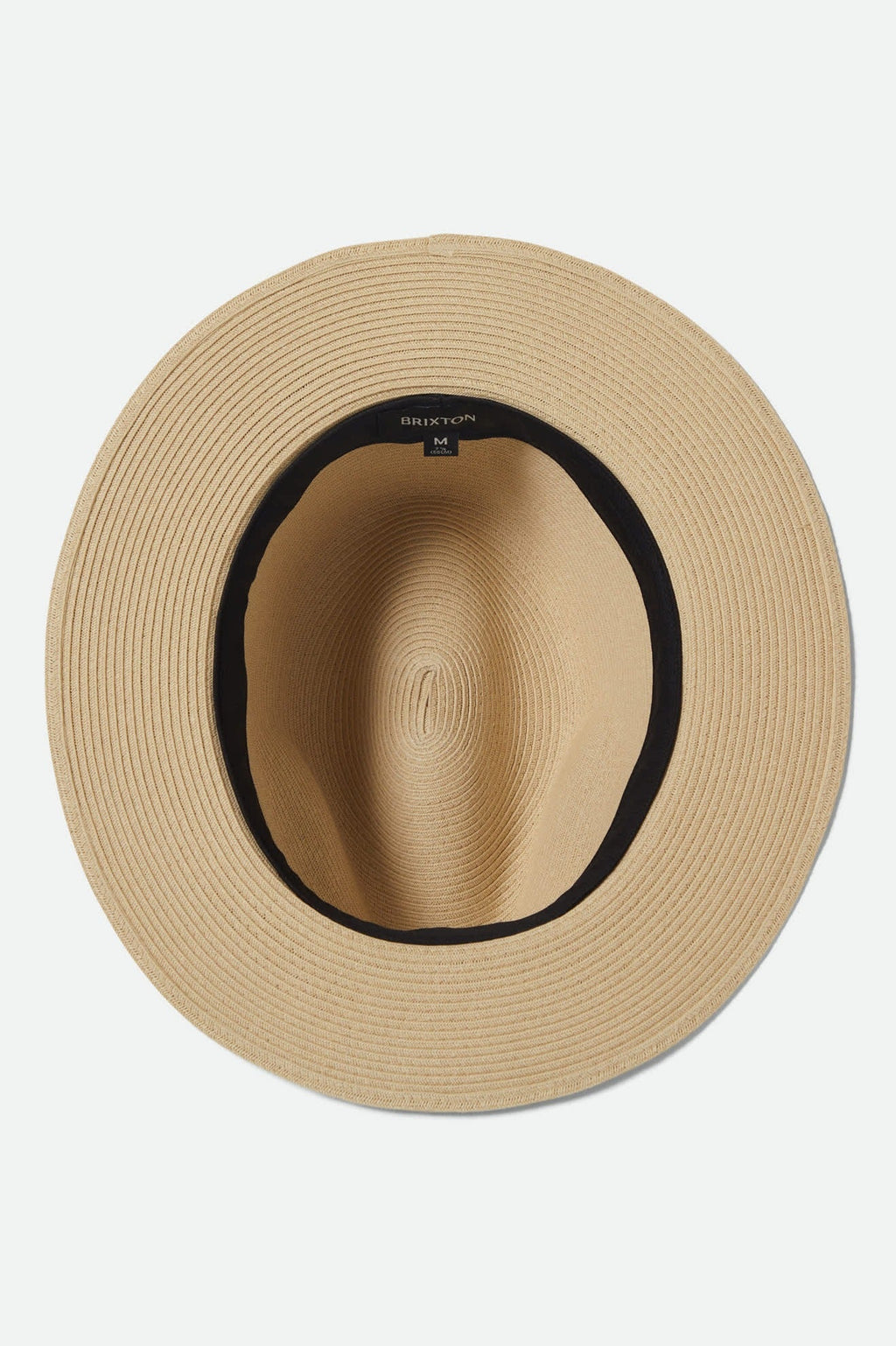 Roma Straw Packable Fedora - Natural/Bronze