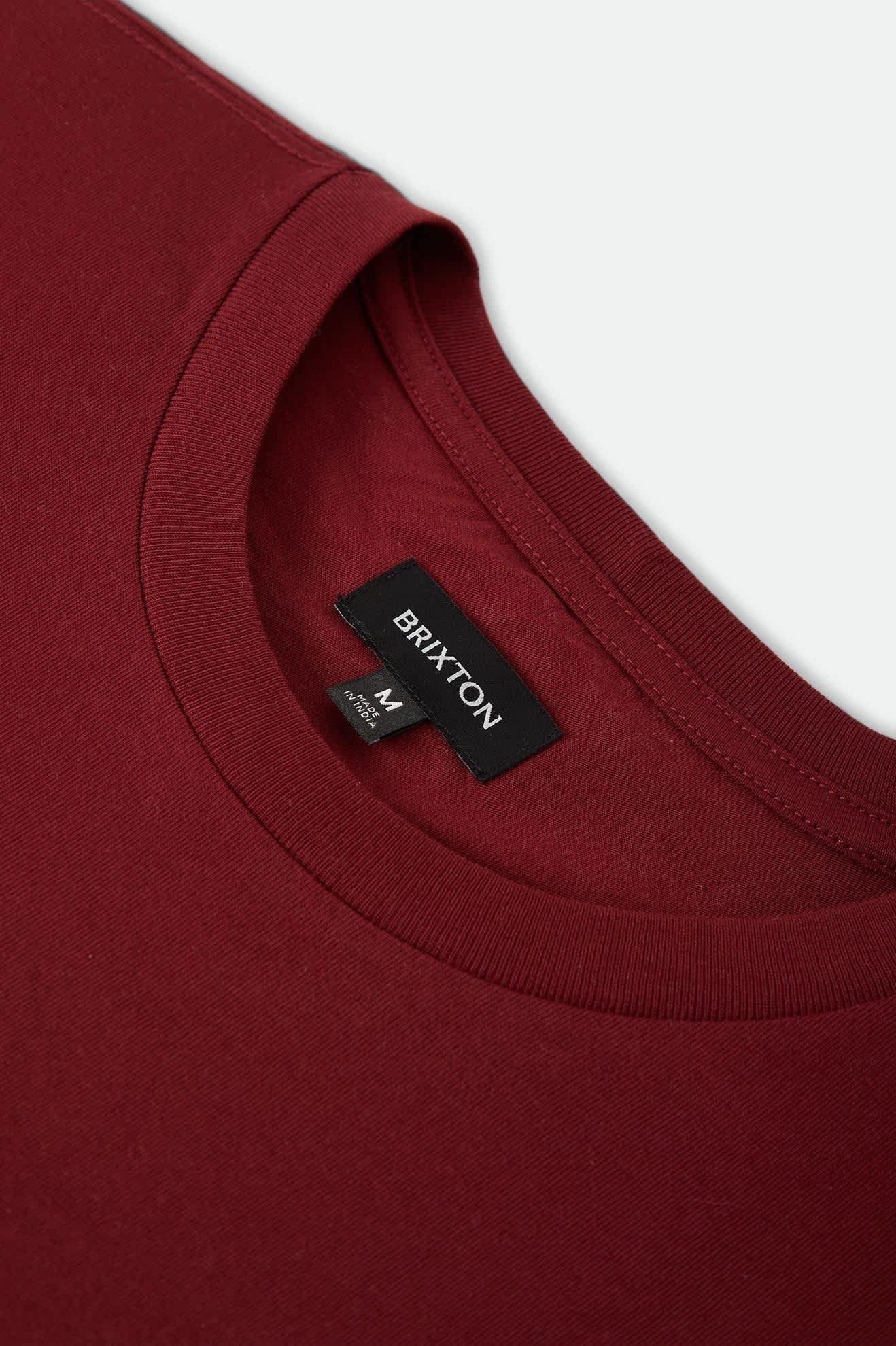 Burger She Wrote Pocket T-Shirt - Burgundy