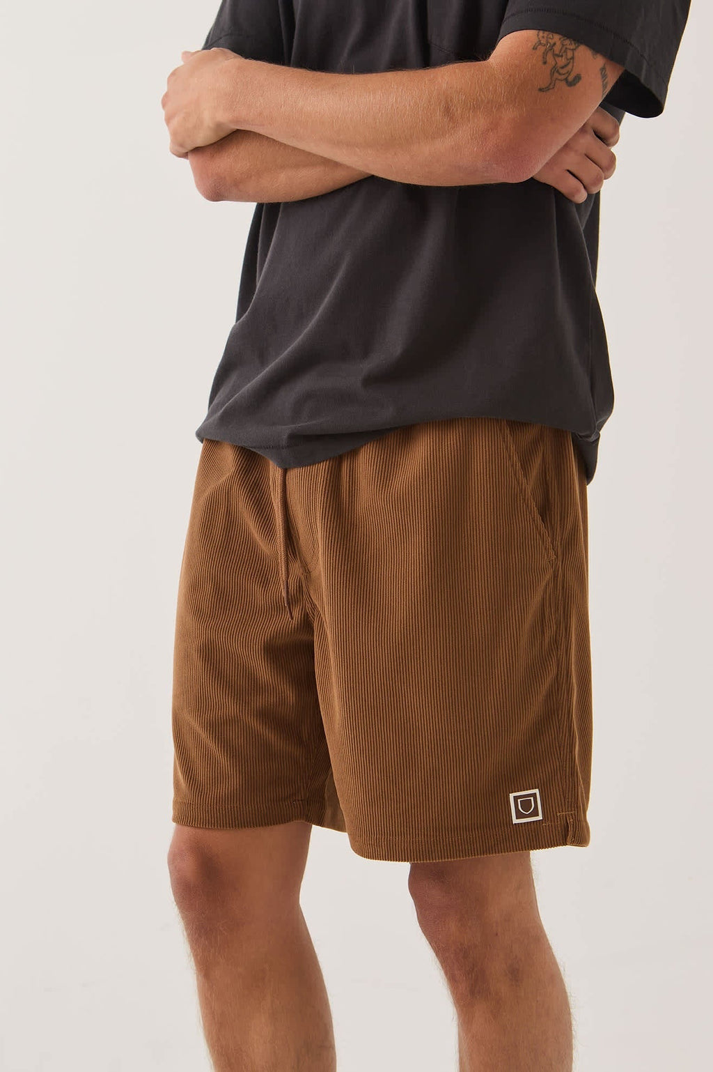 Everyday Corduroy Short - Tobacco Brown