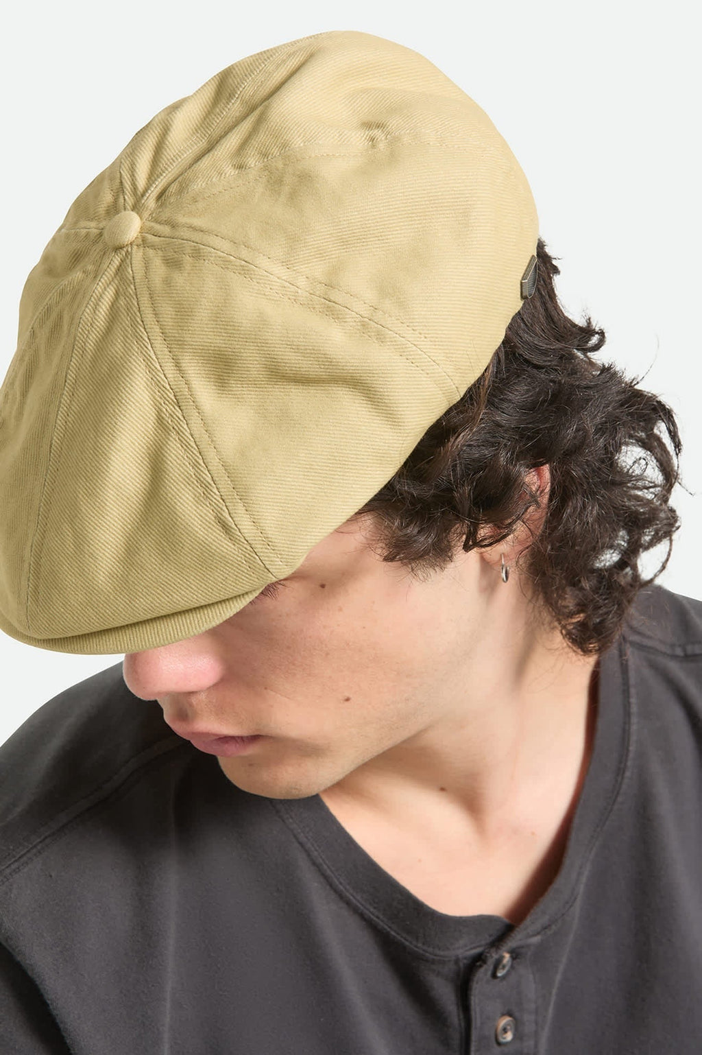 Brood Lightweight Newsboy Cap - Washed Khaki
