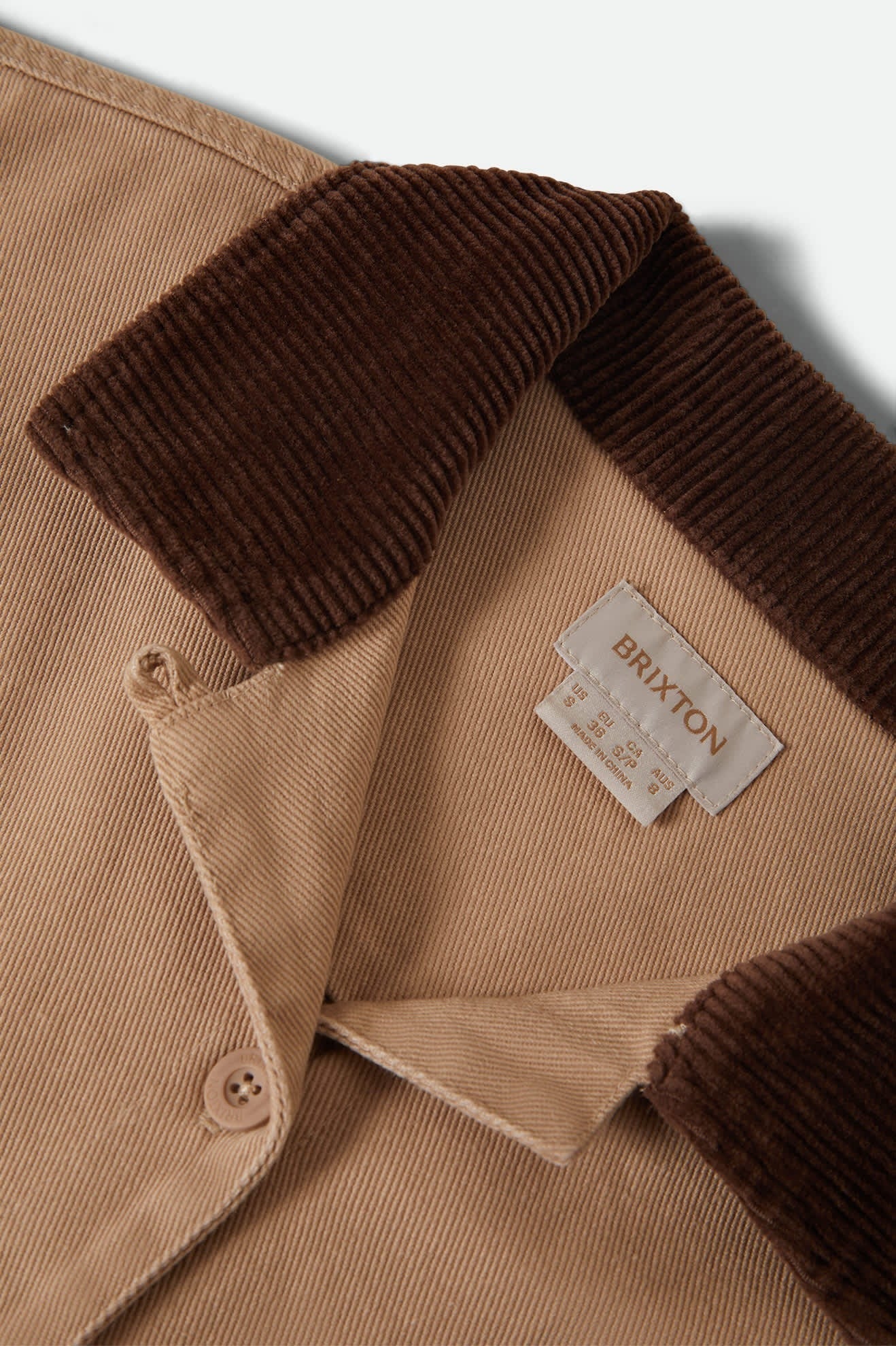 Utopia Patchwork Overshirt - Washed Timeless Taupe