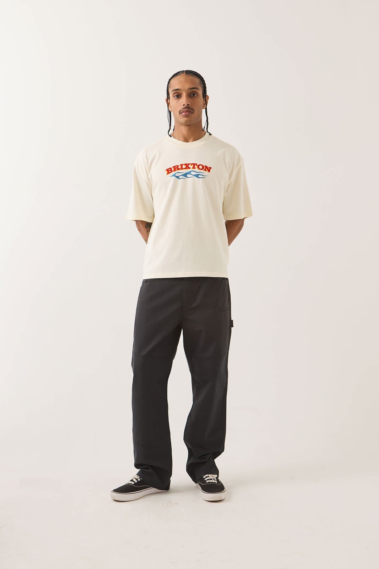 Clifton Boxed Crop T-Shirt - Cream
