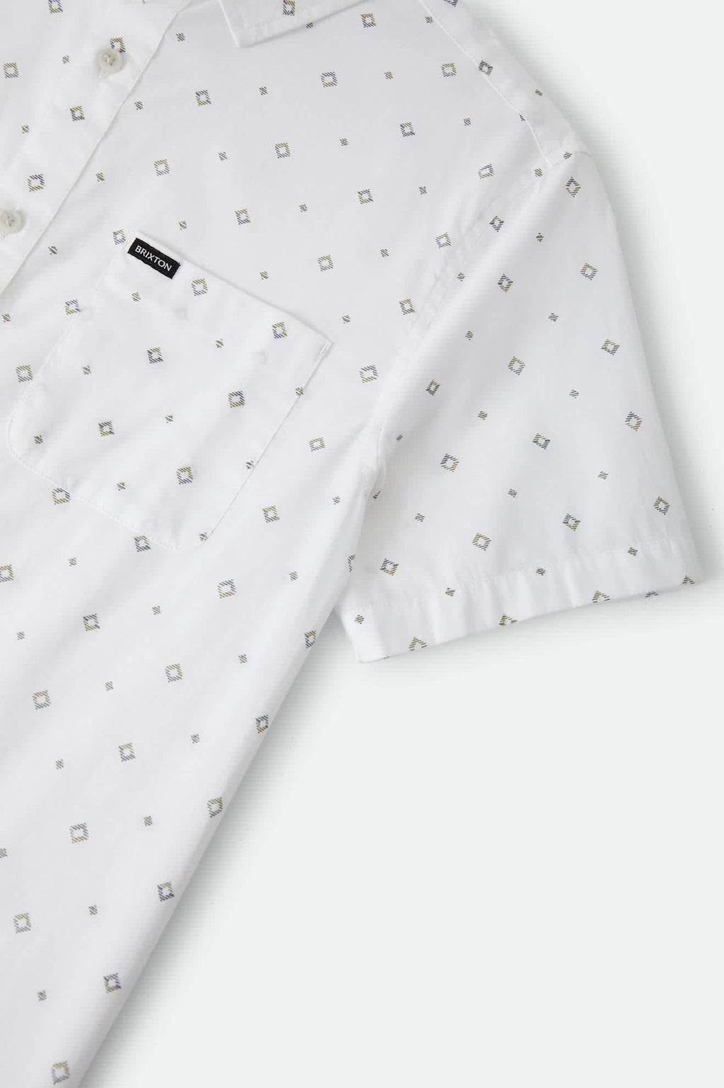 Charter Print Shirt - White/Geo