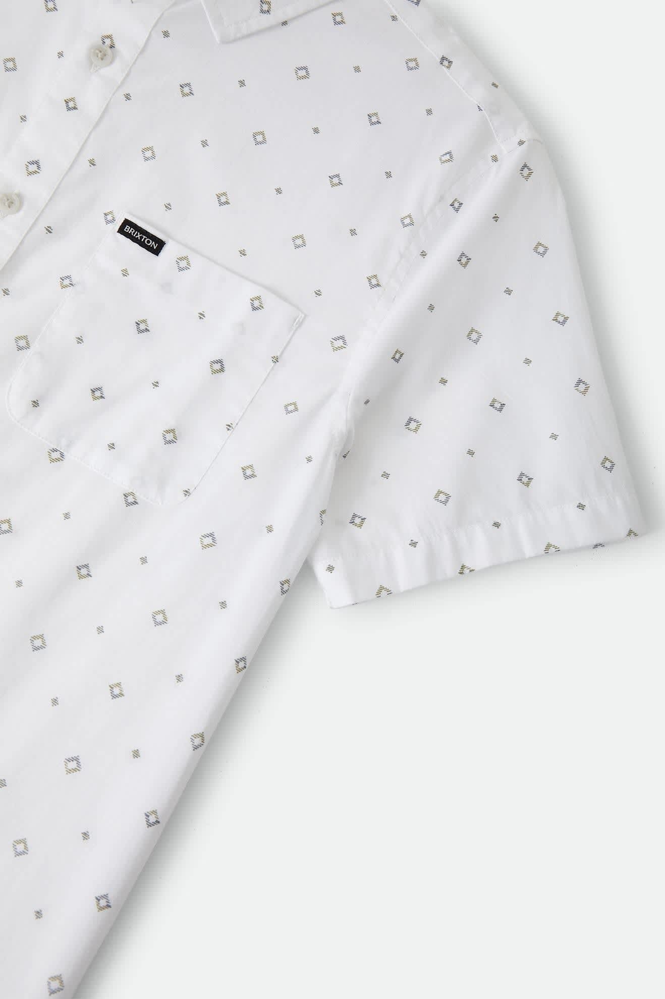 Charter Print Shirt - White/Geo