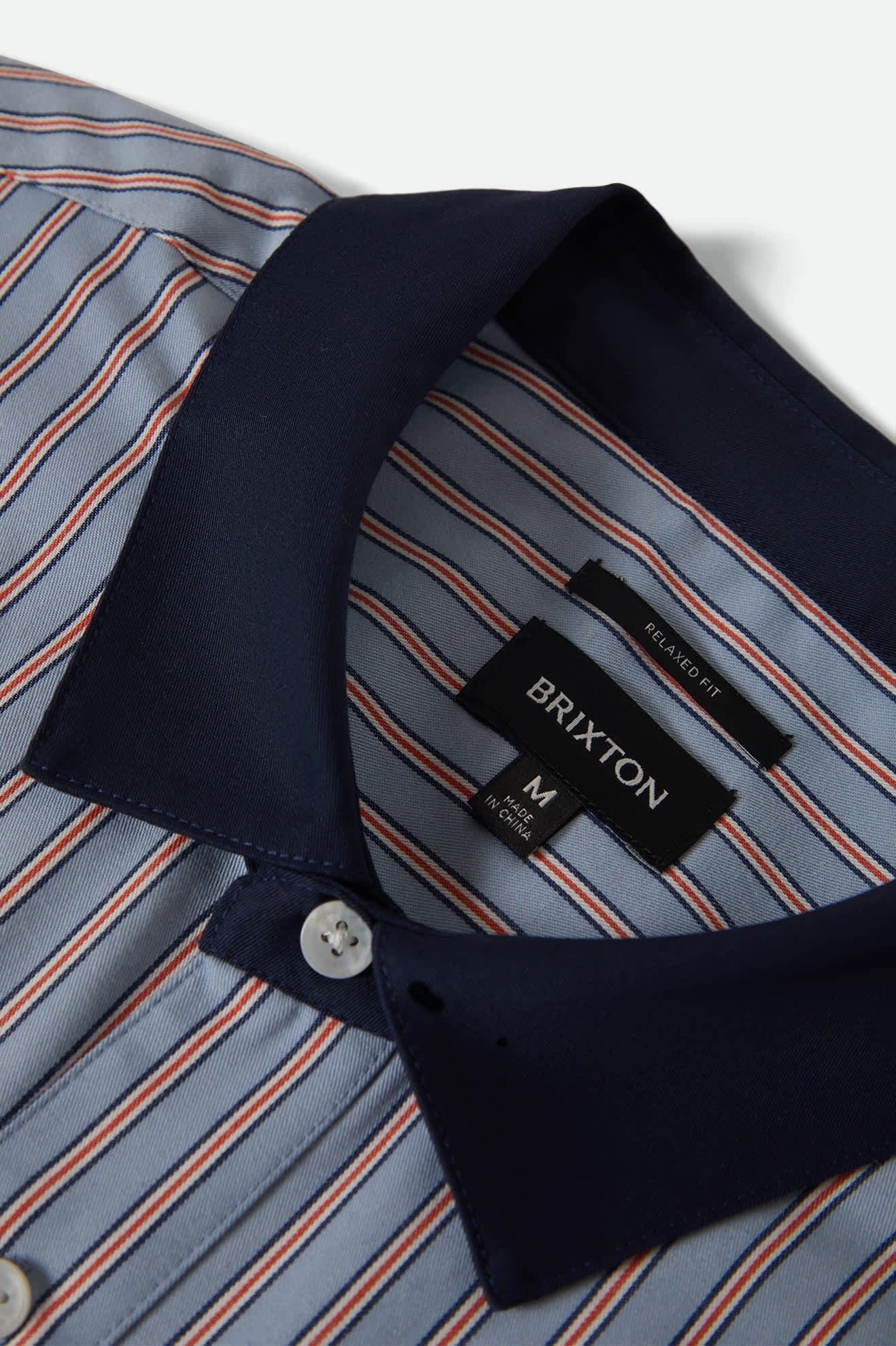 Builders Olson Short Sleeve Shirt - Blue Aura Stripe