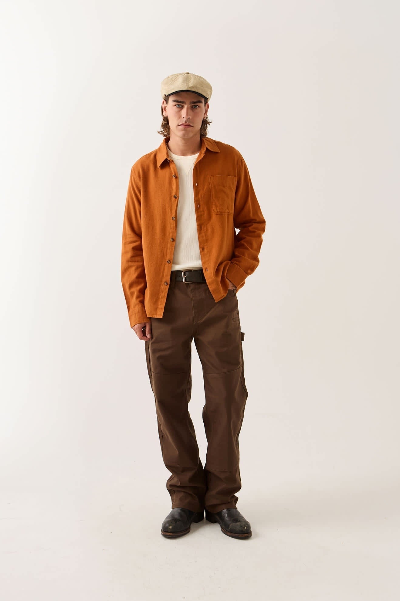 Hasting Lightweight Flannel - Caramel
