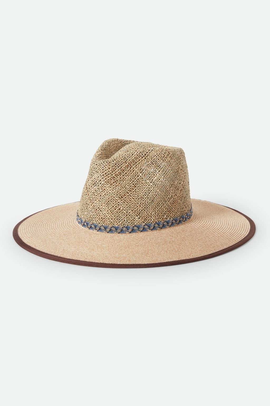 Nova Seagrass Straw Hat - Natural/Black