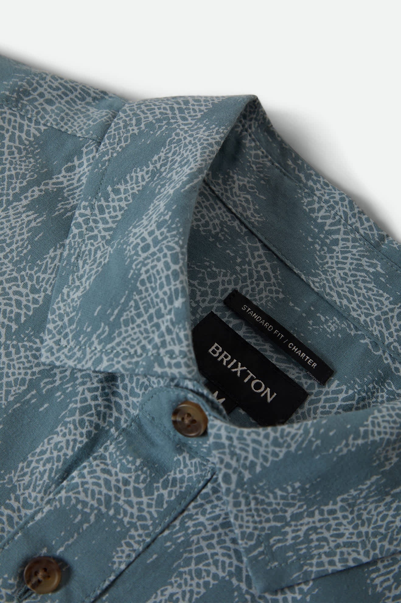 Charter Print Short Sleeve Shirt - Trooper Crackle Paint