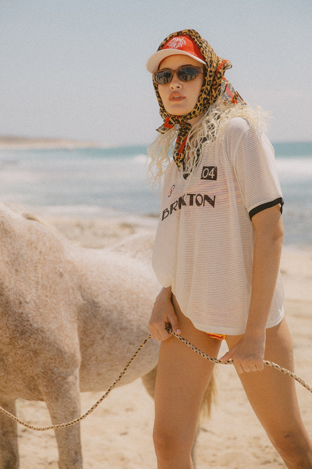 Varsity T-Shirt - Off White/Black