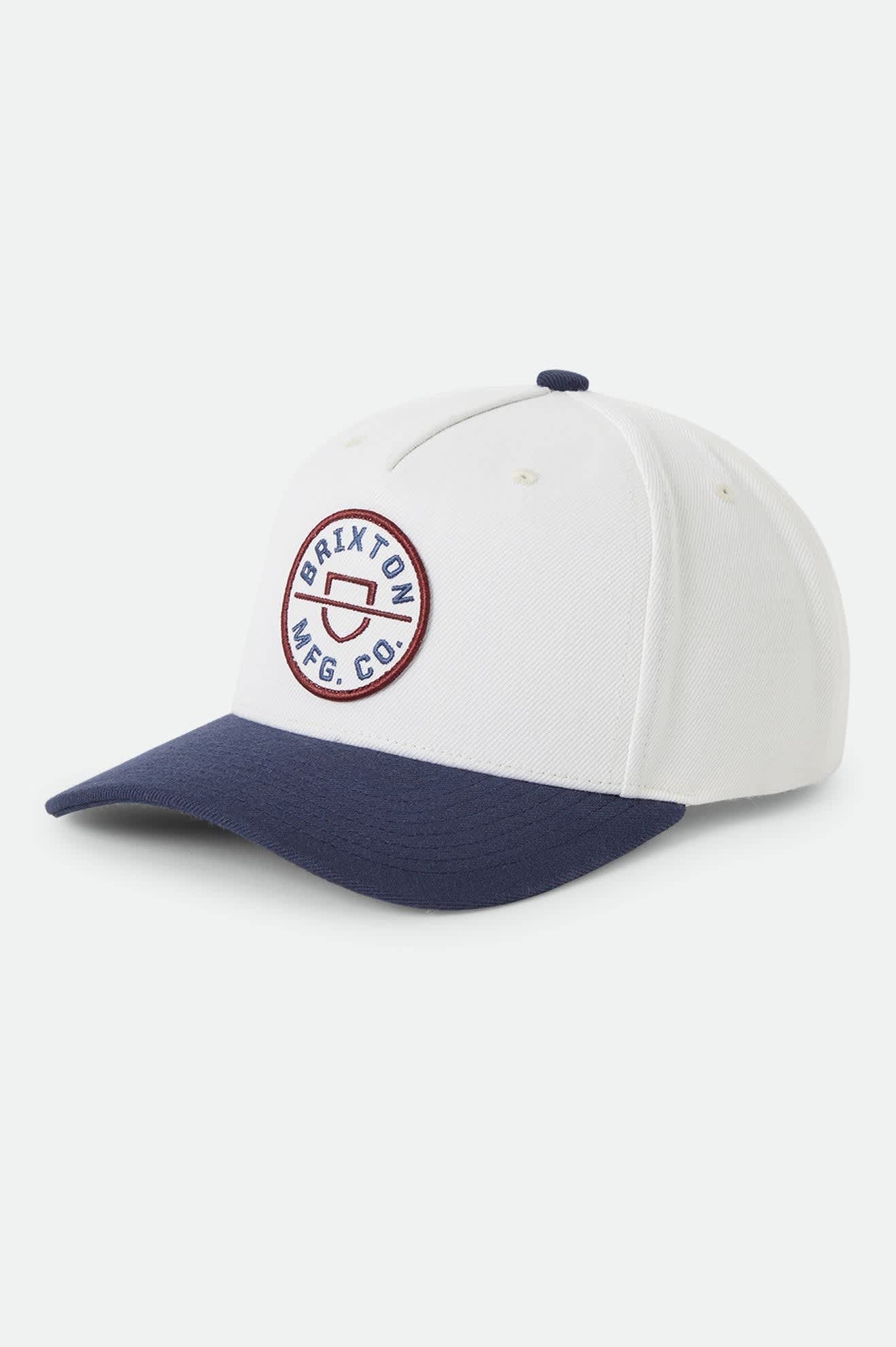 Crest Snapback - Wax Paper/Navy
