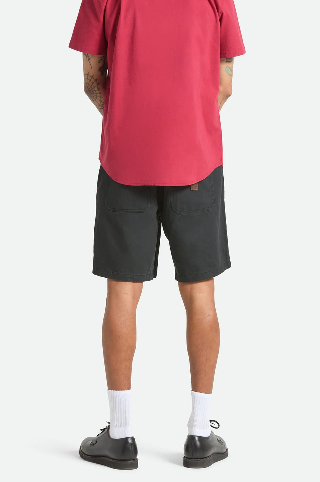 Surplus Vintage Wash Herringbone Short - Washed Black