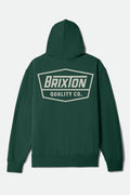 Regal Hoodie - Forest Green/Stone