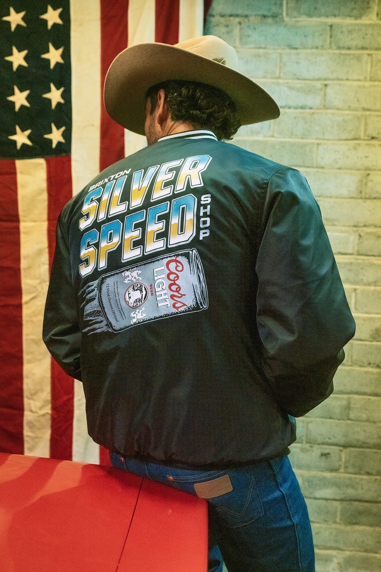 Coors Light Silver Speed Shop Jacket - Black/Silver