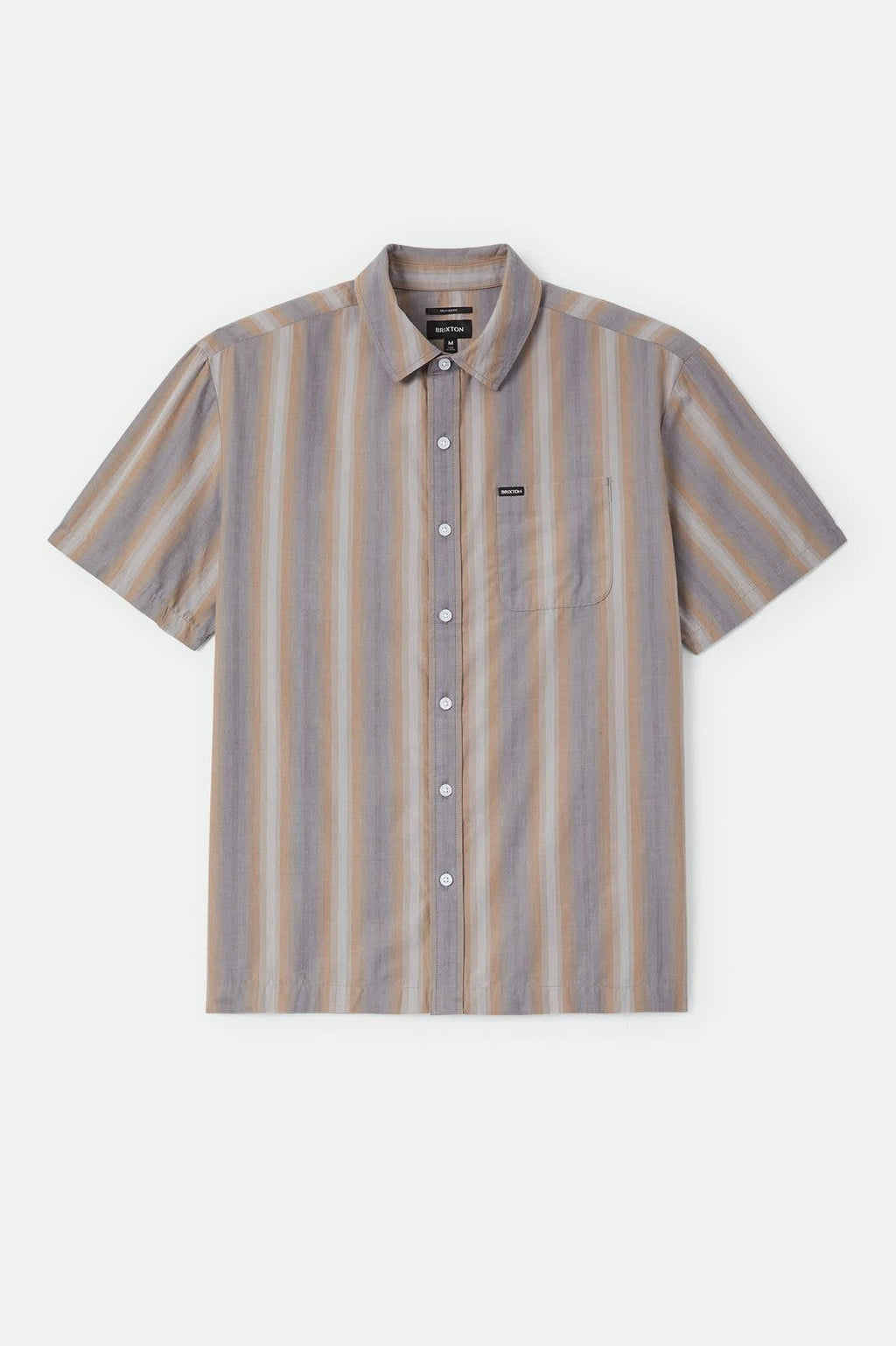 Cru Shirt - Charcoal Shadow Stripe