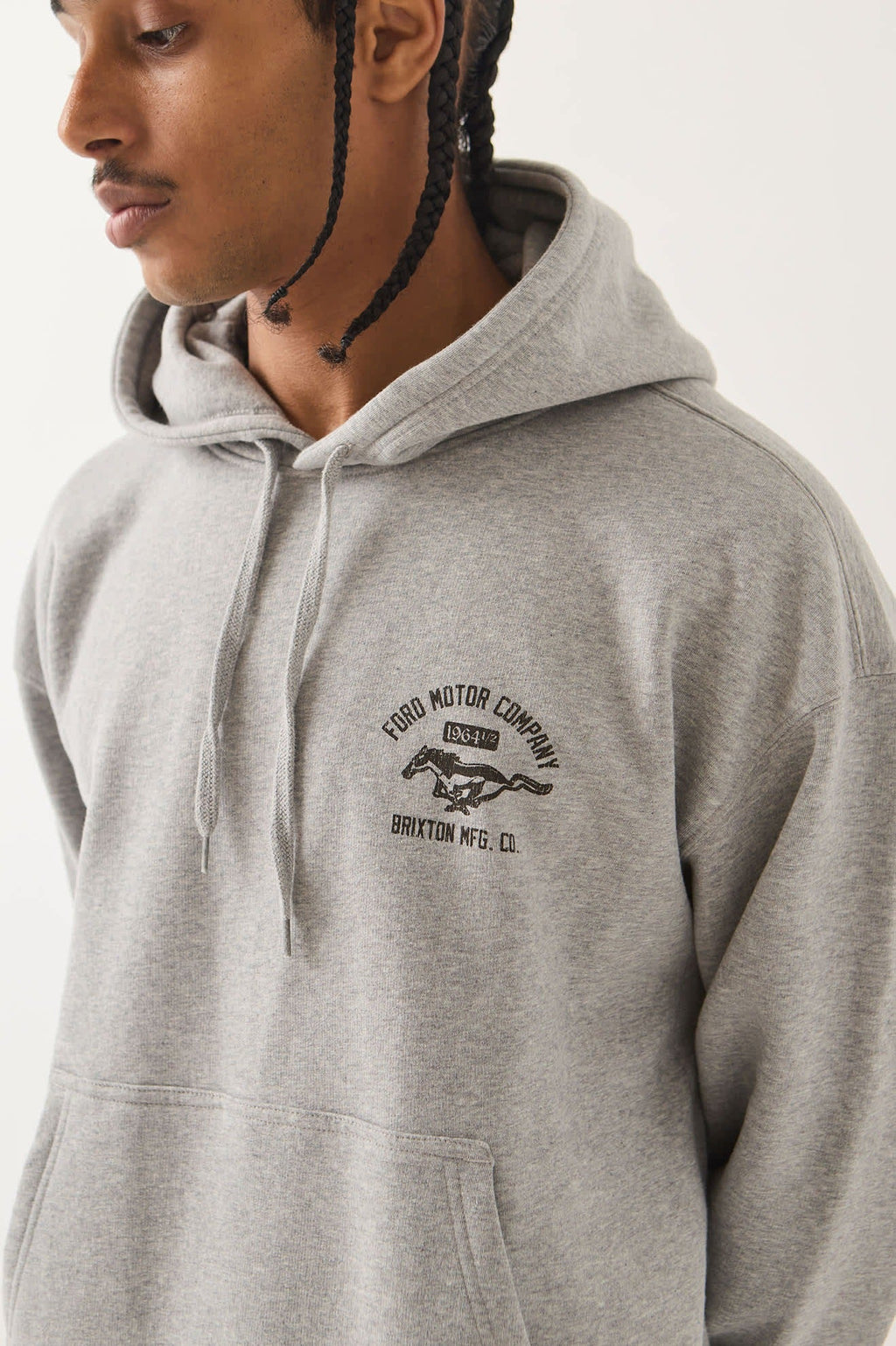 Ford Mustang Hood - Heather Grey