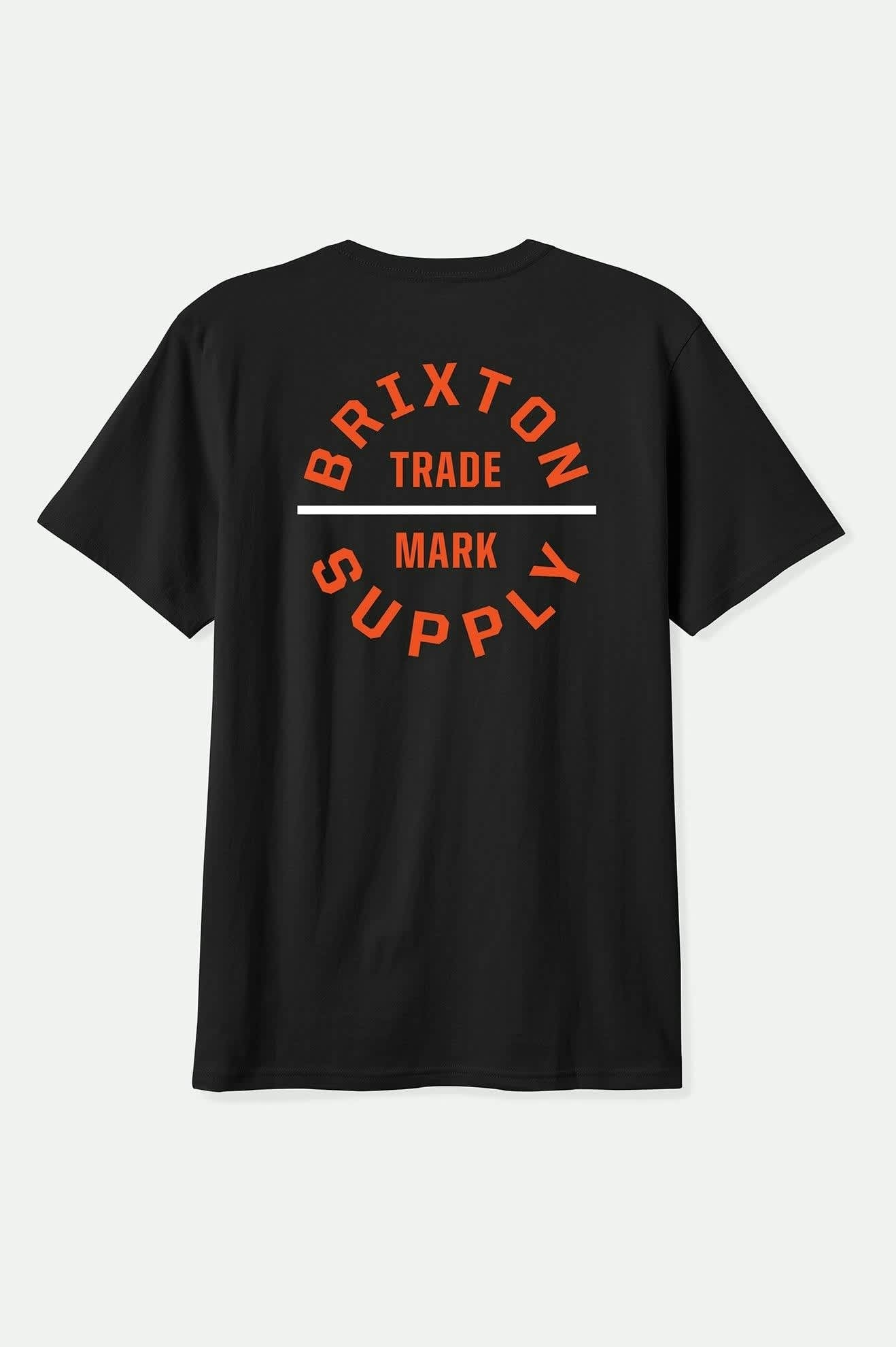 Oath V S/S Standard T-Shirt - Black/Classic Orange/White