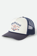 Beekman Netplus Trucker Hat - Off White/Navy