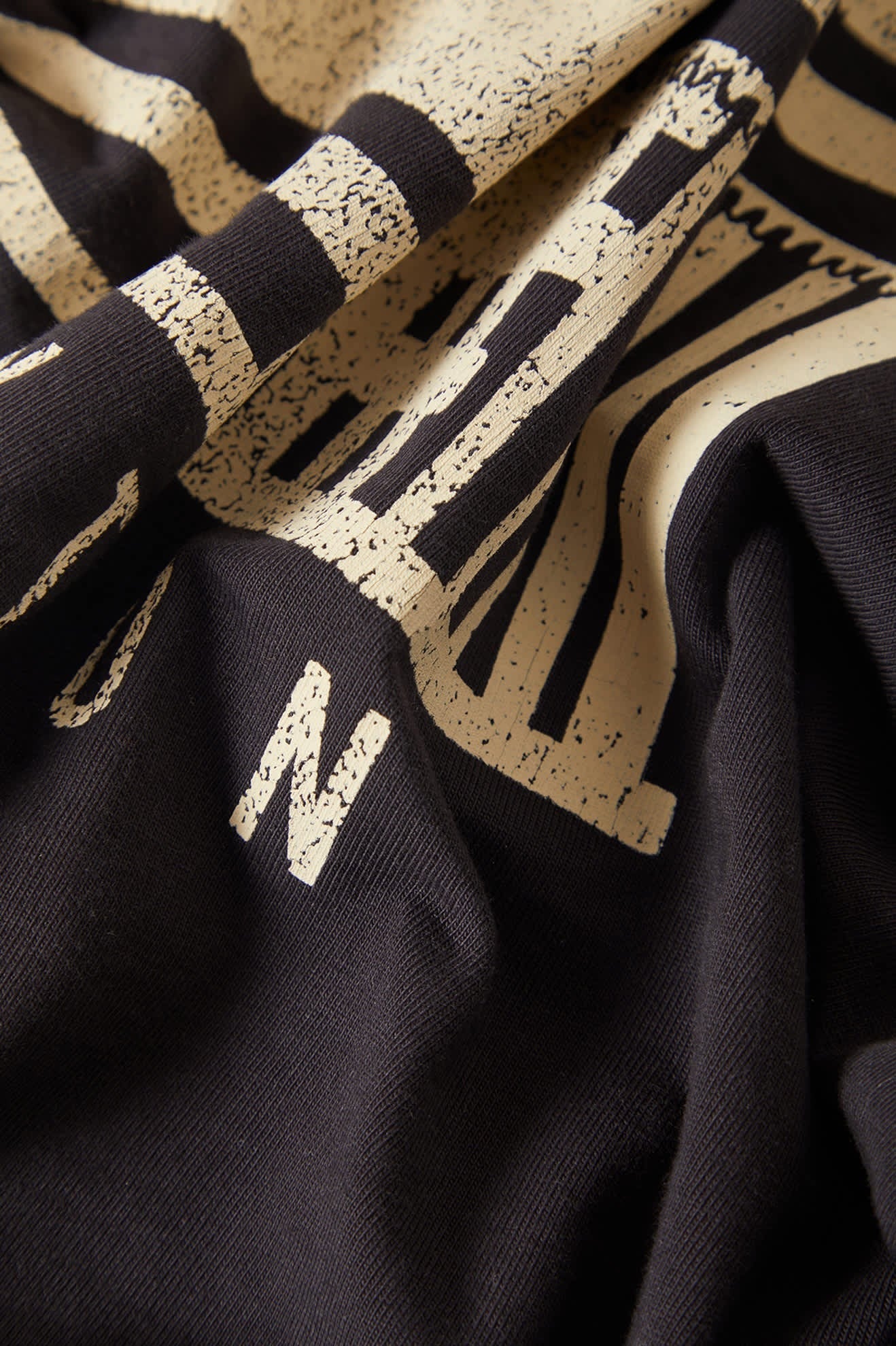 Poolside Boxy Crew T-Shirt - Washed Black
