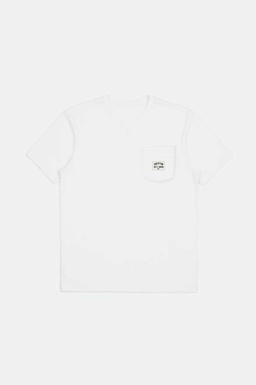 Woodburn Short Sleeve Tailored Pocket T-Shirt - White