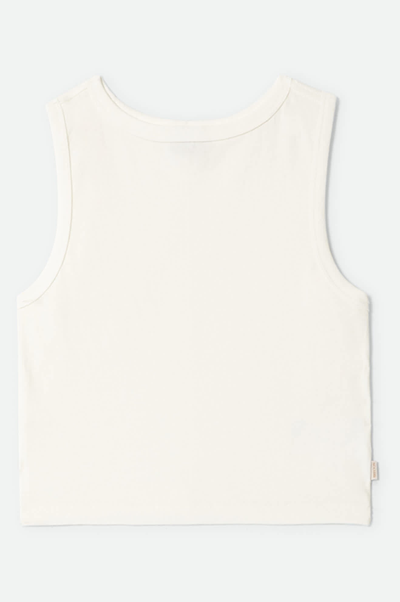 Carefree Organic Garment Dye Cropped Tank - Off White
