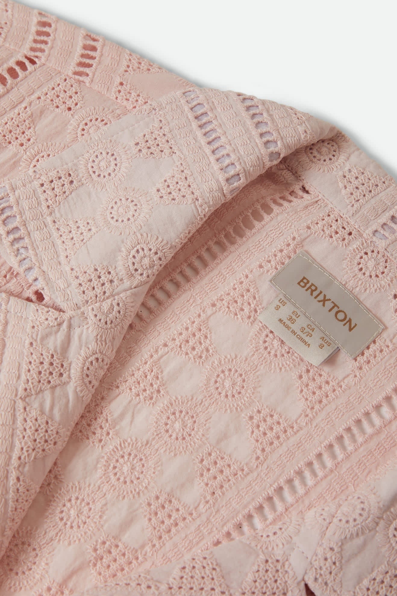 Paradise Lounge Short Sleeve Shirt - Chalk Pink