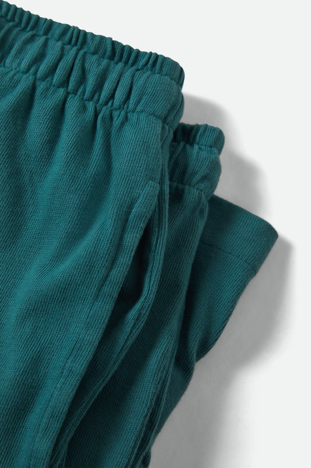 Carefree Organic Garment Dye Lounge Skirt - Washed Mediterranean Teal