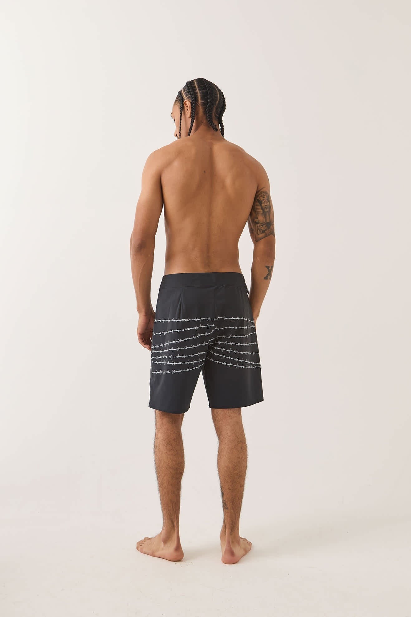Blitz Boardshort 19" - Black/Barb Wire