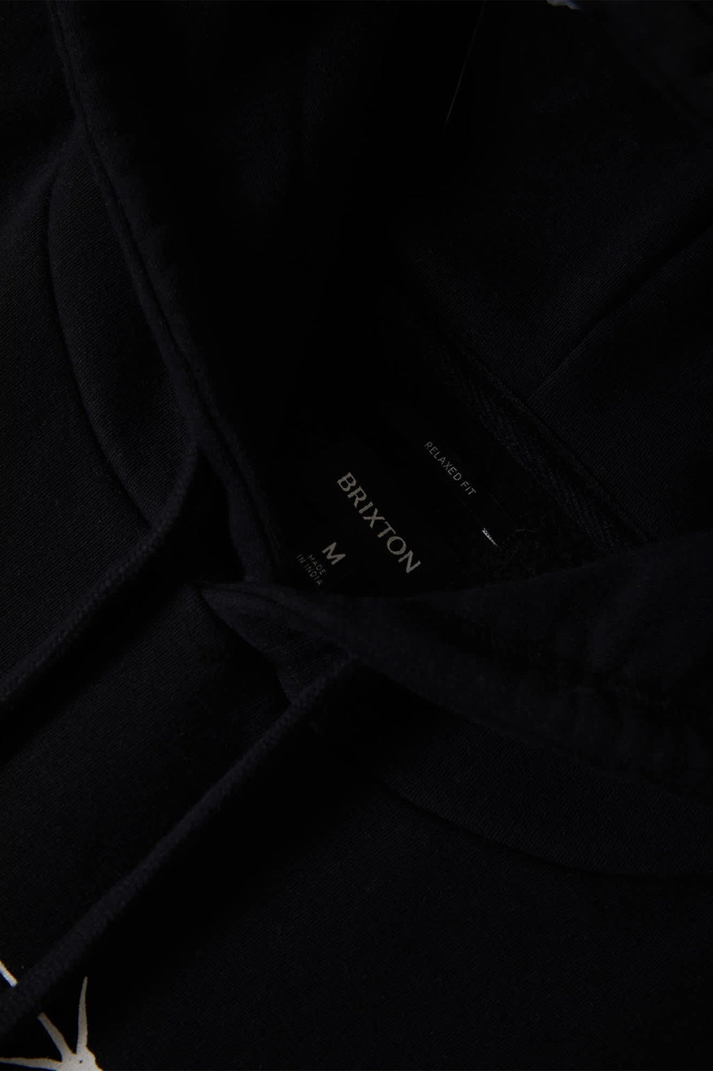 Smile Always Relaxed Hoodie - Black Worn Wash
