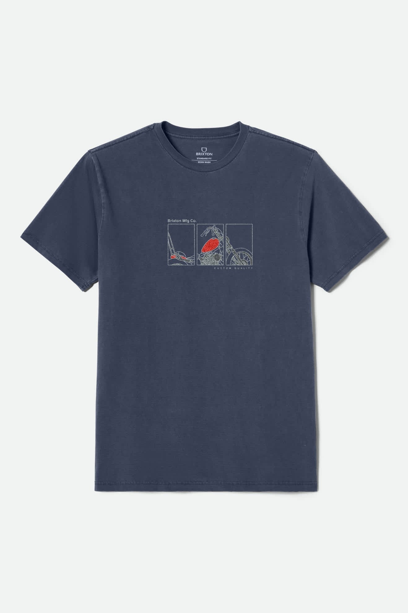 Briscoe S/S Standard T-Shirt - Mood Indigo Worn Wash