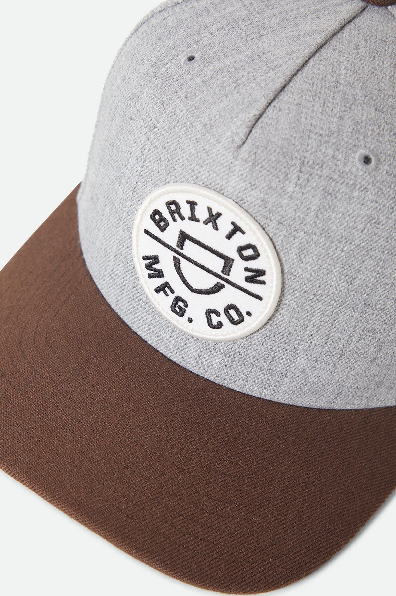 Crest Netplus Snapback - Heather Grey/Pinecone Brown